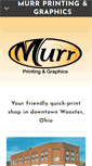 Mobile Screenshot of murrprinting.com