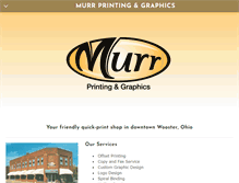 Tablet Screenshot of murrprinting.com